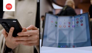 Samsung julkisti erikoisen älypuhelimen: Taittuu kolmesta kohdasta