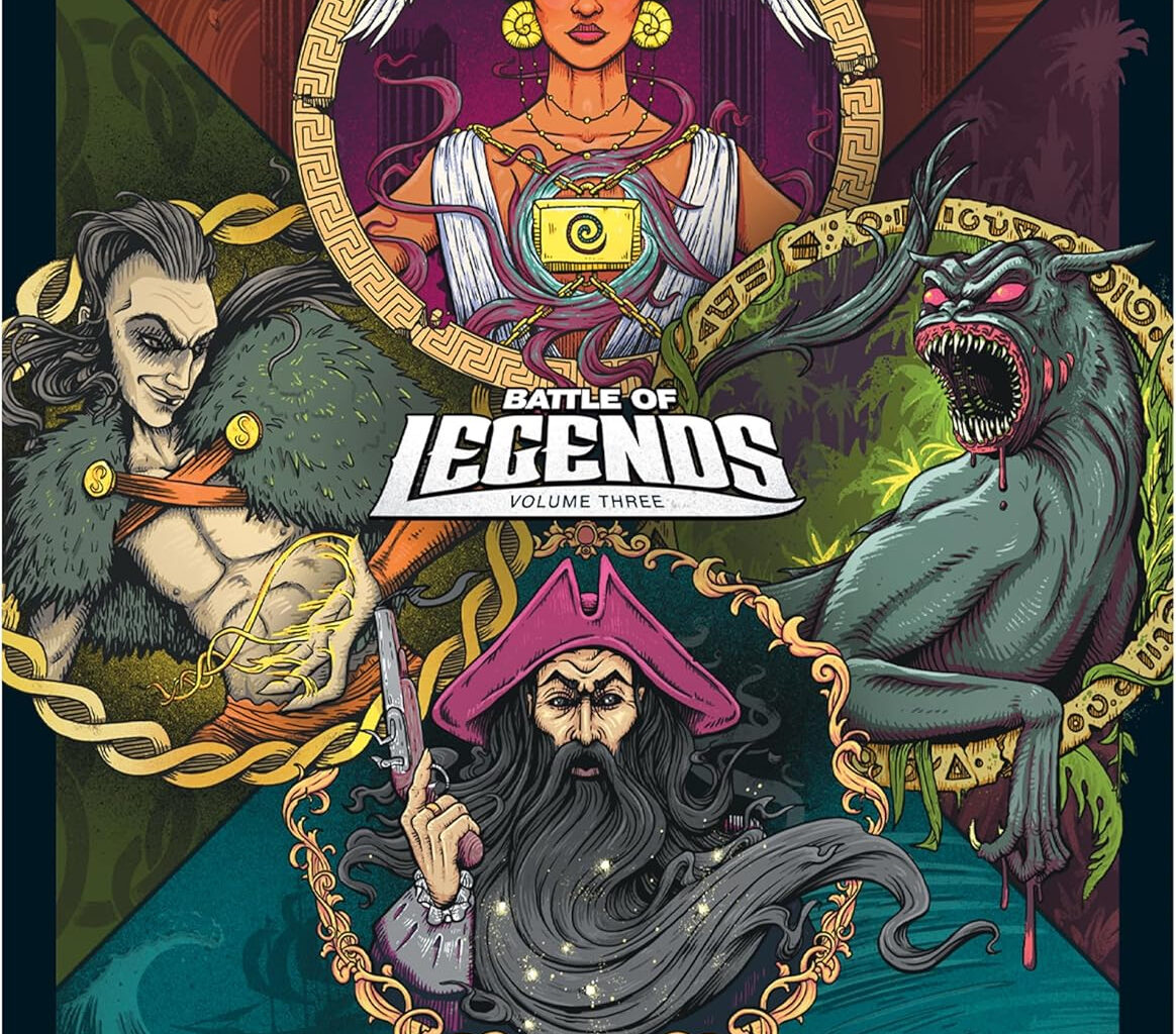 Olemme pelanneet lautapelejä merirosvoilla, jumalilla ja hirviöillä Unmatchedissa: Battle of Legends - Volume Three -