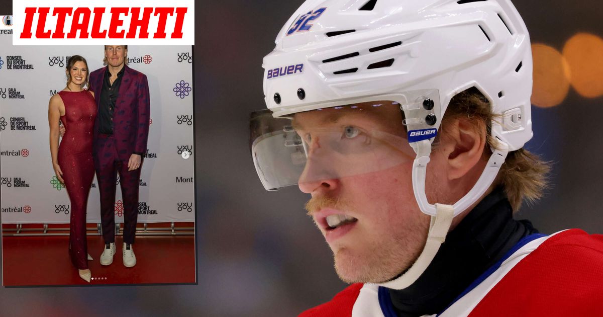 Patrik Laine sai vaimonsa kanssa palkinnon – Läpikuultava mekko loksautti leuat