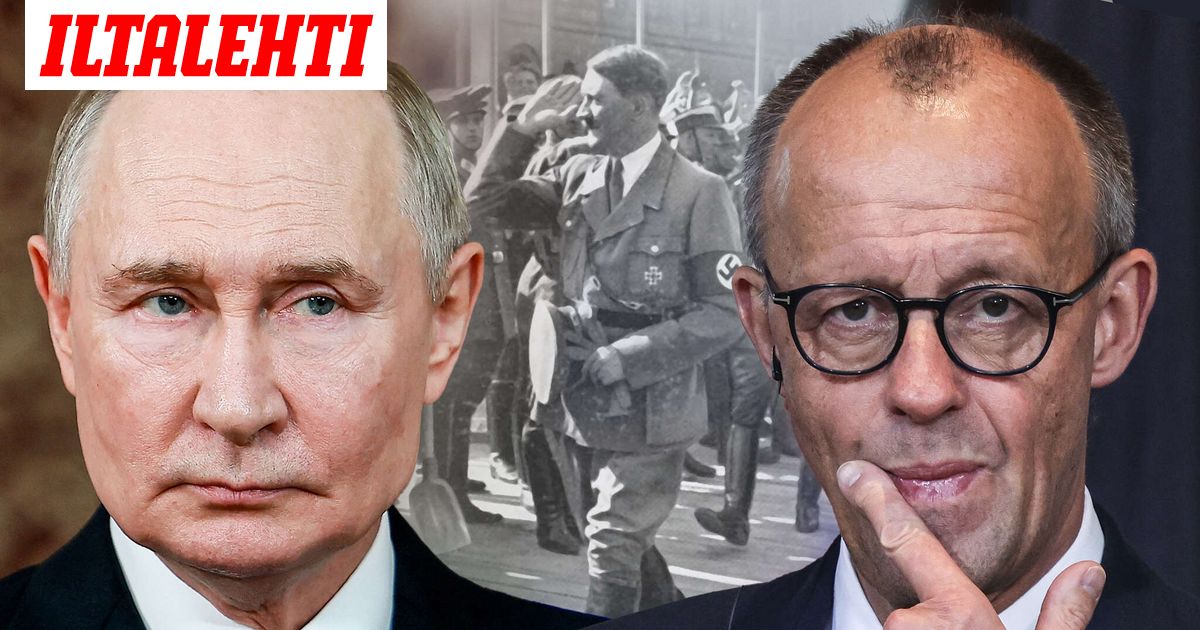 Saksan Merz vertaa Putinia Hitleriin