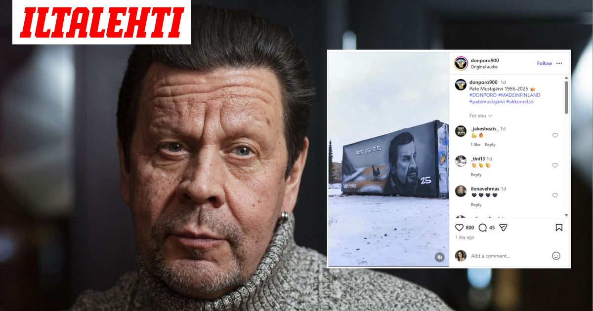 Pate Mustajärveä esittävä kuva herättää kritiikkiä: ”Ihan oikeasti”