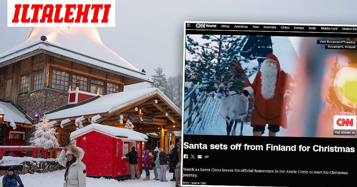 CNN myöntää: Joulupukki on Suomesta