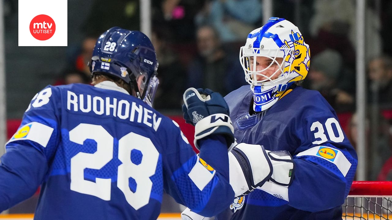 Heikki Ruohonen maalasi Nuorten Leijonien MM-kenraalissa.