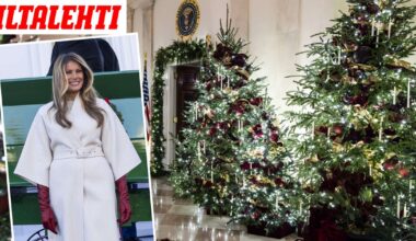 ”Ketä kiinnostaa,” sanoi Melania Trump – Näin hän koristeli Valkoisen talon