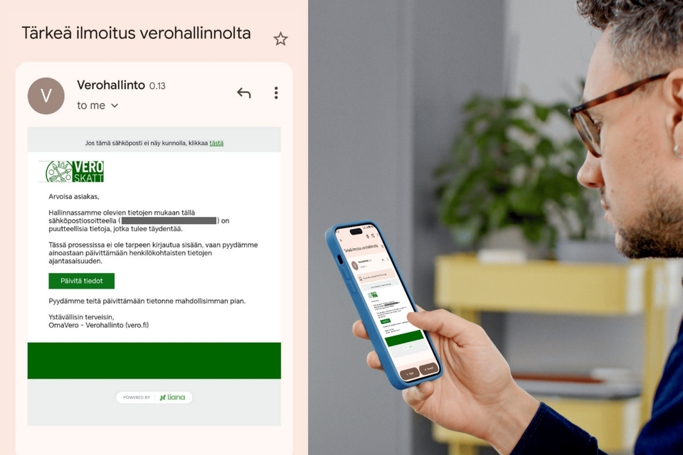 Suomi.fi- ja veroaiheiset huijaukset kasvussa