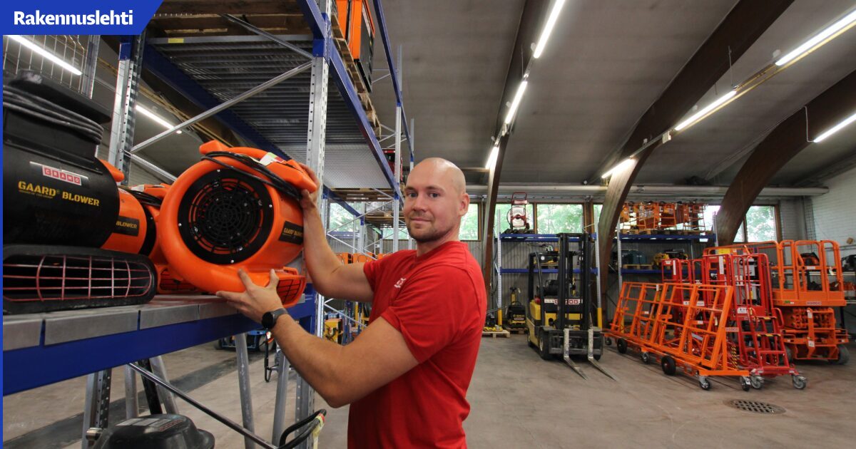 Koneita ja laitteita vuokrataan nyt korjausrakentamisen tarpeisiin - vähäpäästöiset laitteet kiinnostavat yhä enemmän