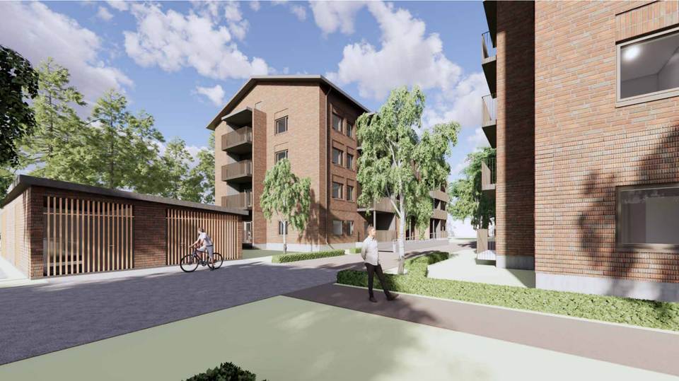 Espoon Asunnot rakennuttaa 85-asuntoisen kerrostalon puretun luhtitalon tilalle