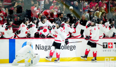 Kanada on taipunut kahtena viime vuonna Tšekille puolivälierissä.