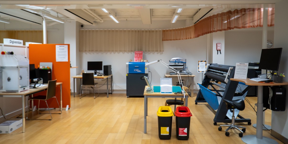 Digiverstas | Asiakkaana kirjastossa | Oulun kaupunki