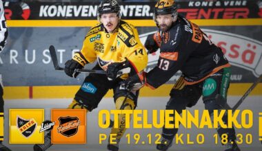 Ennakko: KalPa isännöi KooKoota Olvi Areenan joulupelissä