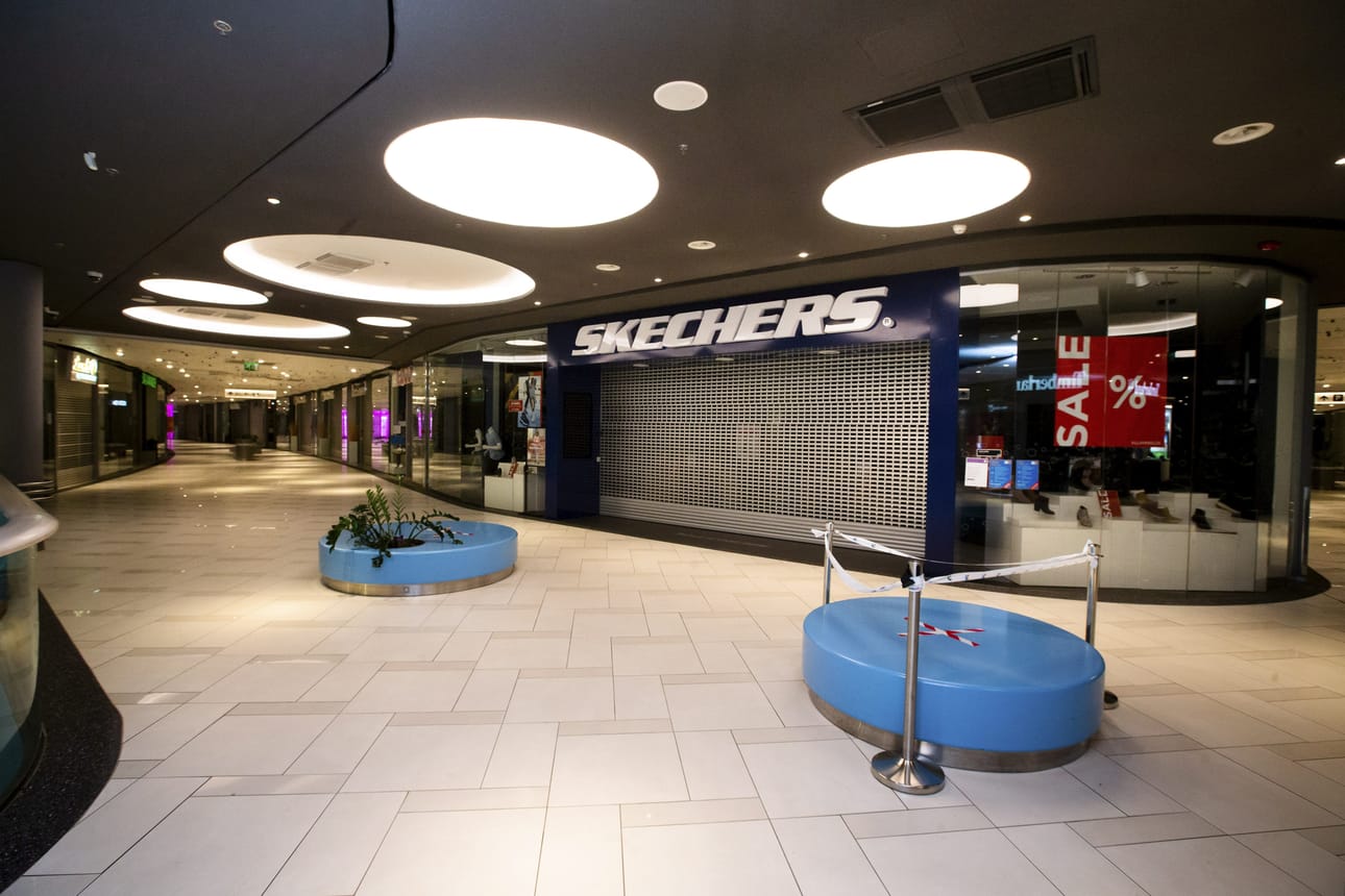 Tallinnassa sijaitsevassa Ülemisten kauppakeskuksessa räjähti lauantaina alkuillasta. Kuva on vuodelta 2021.