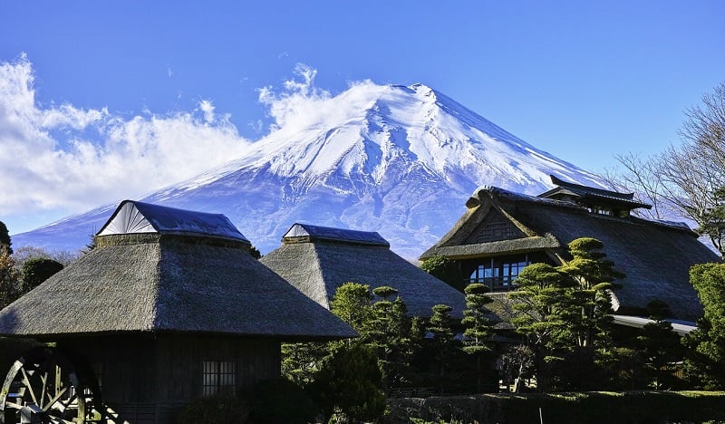 Japani vuori Fuji talous