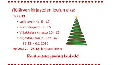 Joulunaika Ylöjärven kirjastoissa - Ylöjärvi