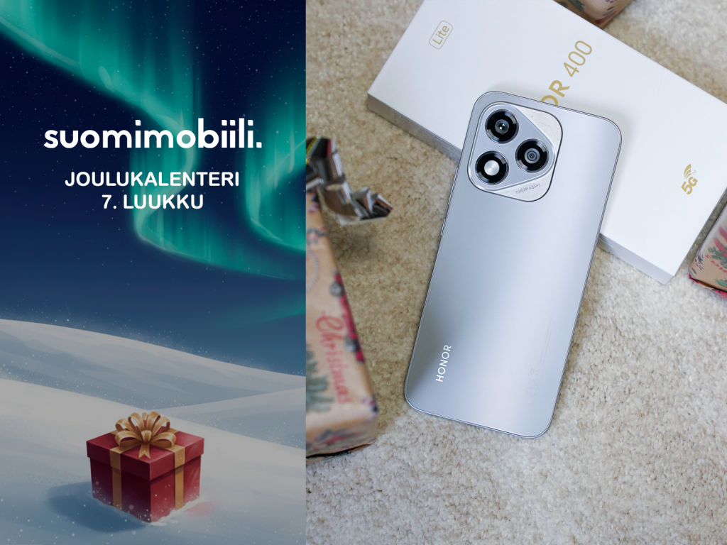 Voita monipuolinen AI-puhelin HONOR 400 Lite!