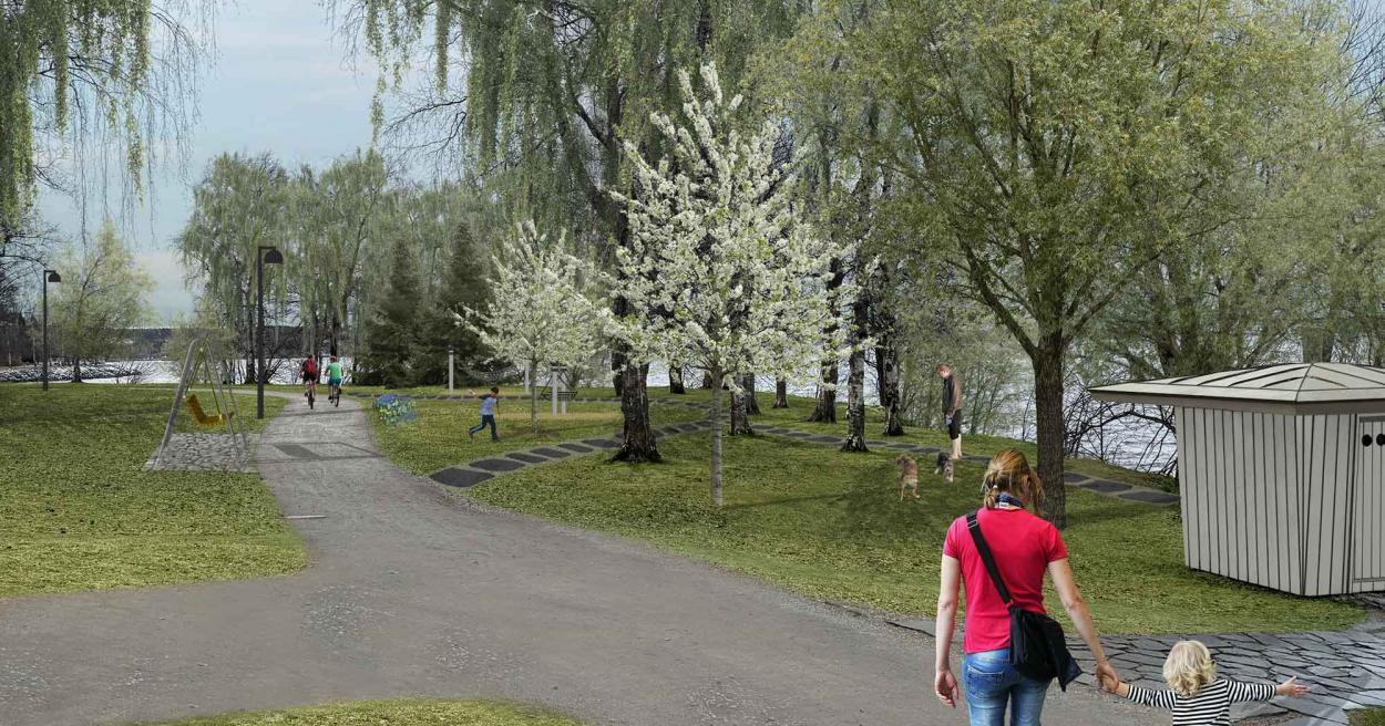 Koukkuniemen ja Rauhaniemen puistojen yleissuunnitelma hyväksyttiin [Tampereen kaupunki