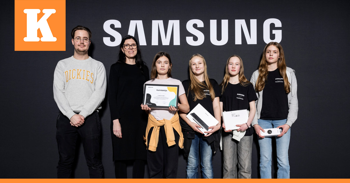 Laanilan koulun oppilaat kehittivät sovelluksen, jossa liikunta tuo lisää ruutuaikaa – voittivat tiedekilpailun