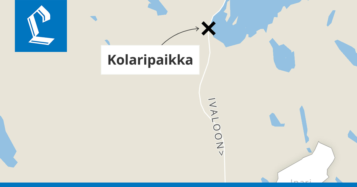 Kaksi henkilöä loukkaantui vakavasti kahden auton törmäyksessä Inarissa – sivutieltä tulleella nuorella miehellä ei ollut ajokorttia