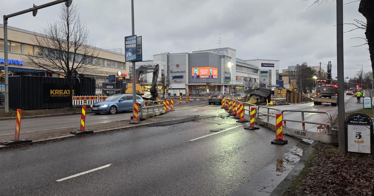 Talvikkitien ja Peltolantien risteys avattu liikenteelle – Tikkuraitin työmaa etenee Orvokkitielle