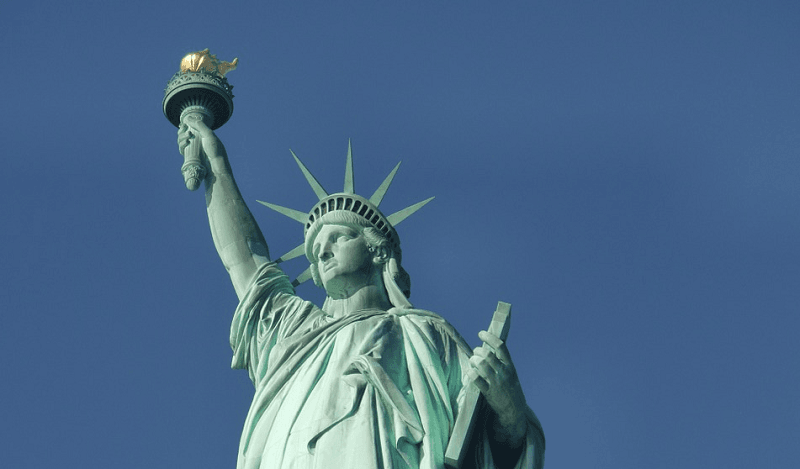 Vapaudenpatsas USA Yhdysvallat talous