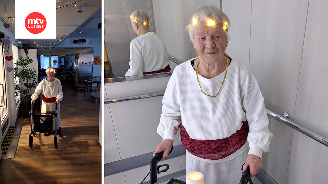 102-vuotias Lucia-neito – näin Airi kommentoi somessa huomiota kerännyttä kunniatehtäväänsä