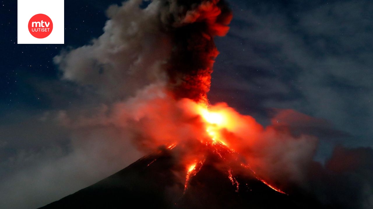 Vuonna 1345 tapahtunut tulivuorenpurkaus saattaa olla jopa 50 miljoonaa ihmistä tappaneen mustan surman taustalla. Kuvituskuva.