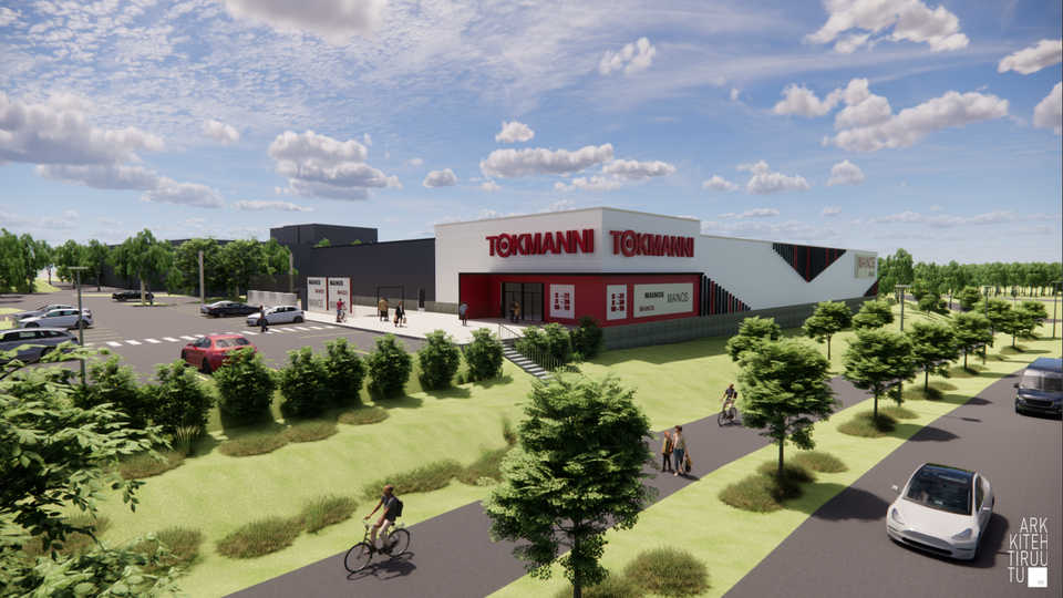Hartela rakentaa Tokmannille uuden myymälärakennuksen Vantaan Kivistöön