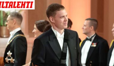 Elias Valtonen kätteli vasemmalla kädellä