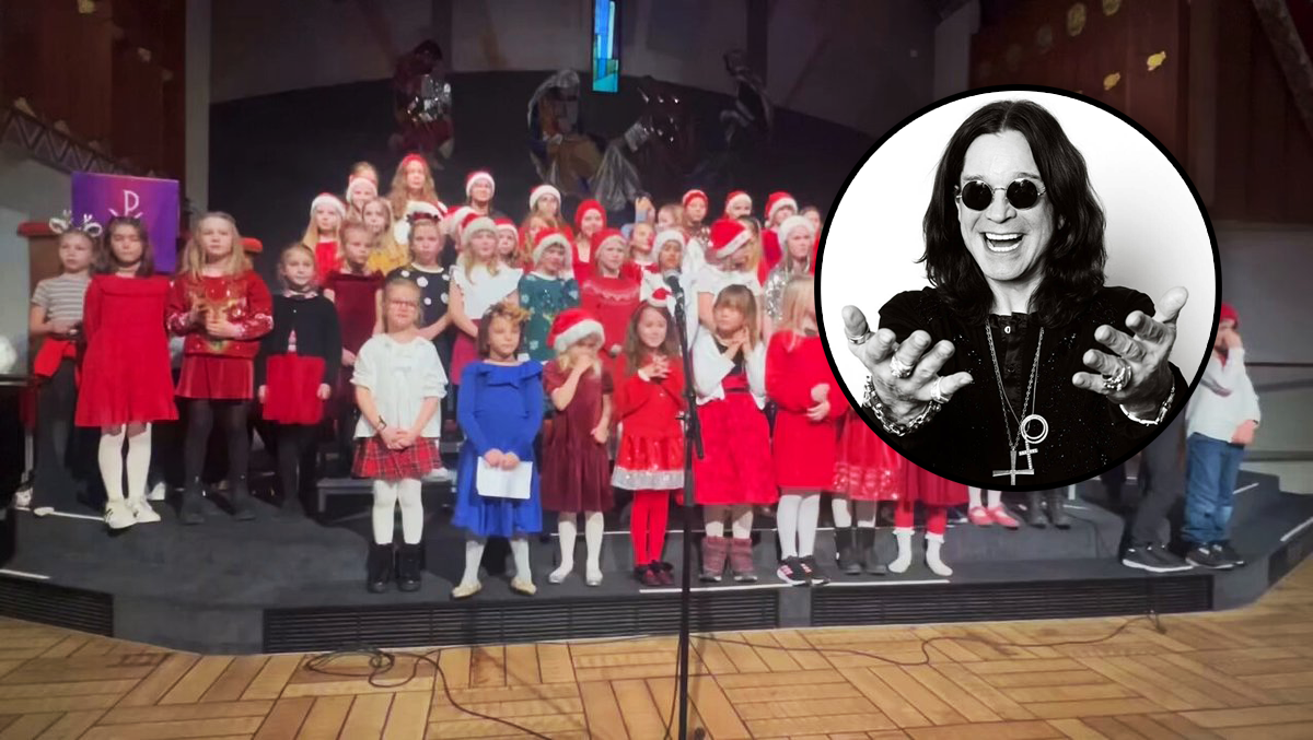 Lastenkuoro avasi joulukonsertin Ozzy Osbournen kappaleella