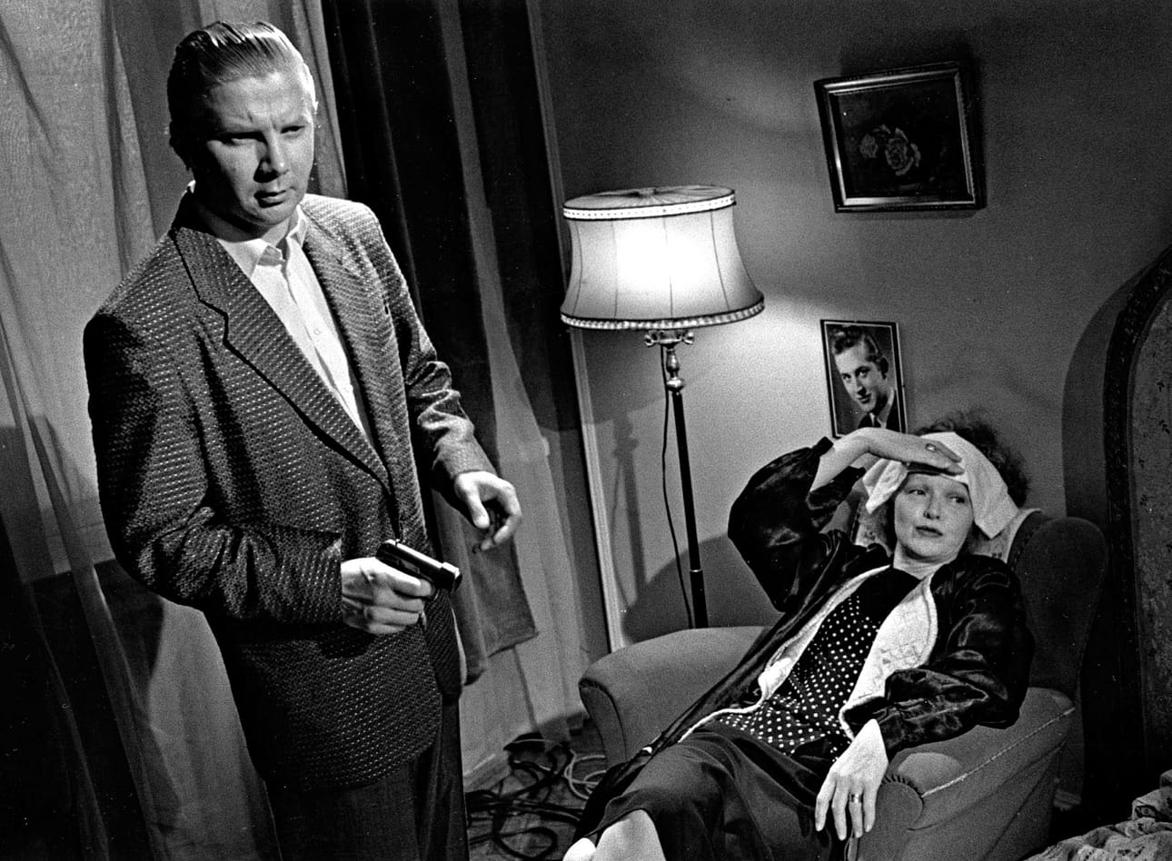 Nuori Pirkka-Pekka Petelius on suomalaiseen liikesukuun syntynyt Hamlet. Äidin roolissa nähdään jo edesmennyt Elina Salo. Perheen sisäiset suhteet ovat varsin ilmavia.