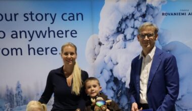 Rovaniemen lentoasemalla miljoonan matkustajan raja rikki – lentoasemalla odotti iloinen yllätys