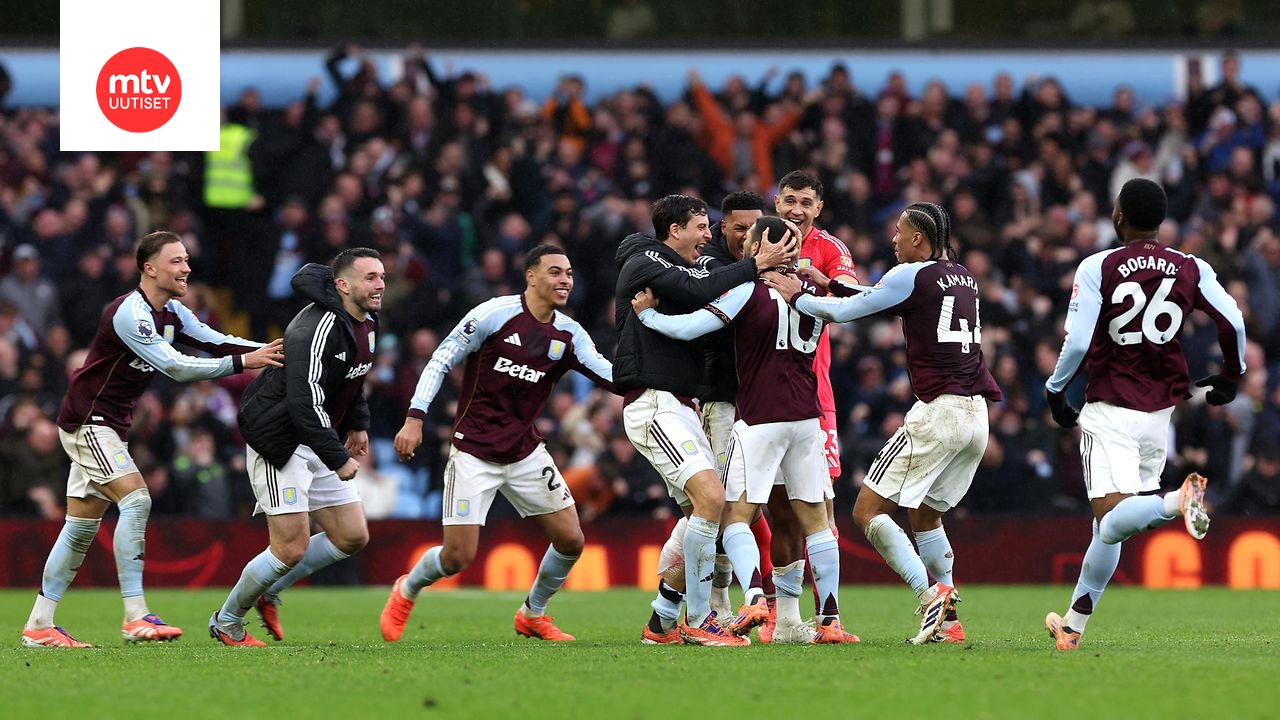 Aston Villa kaatoi Arsenalin.