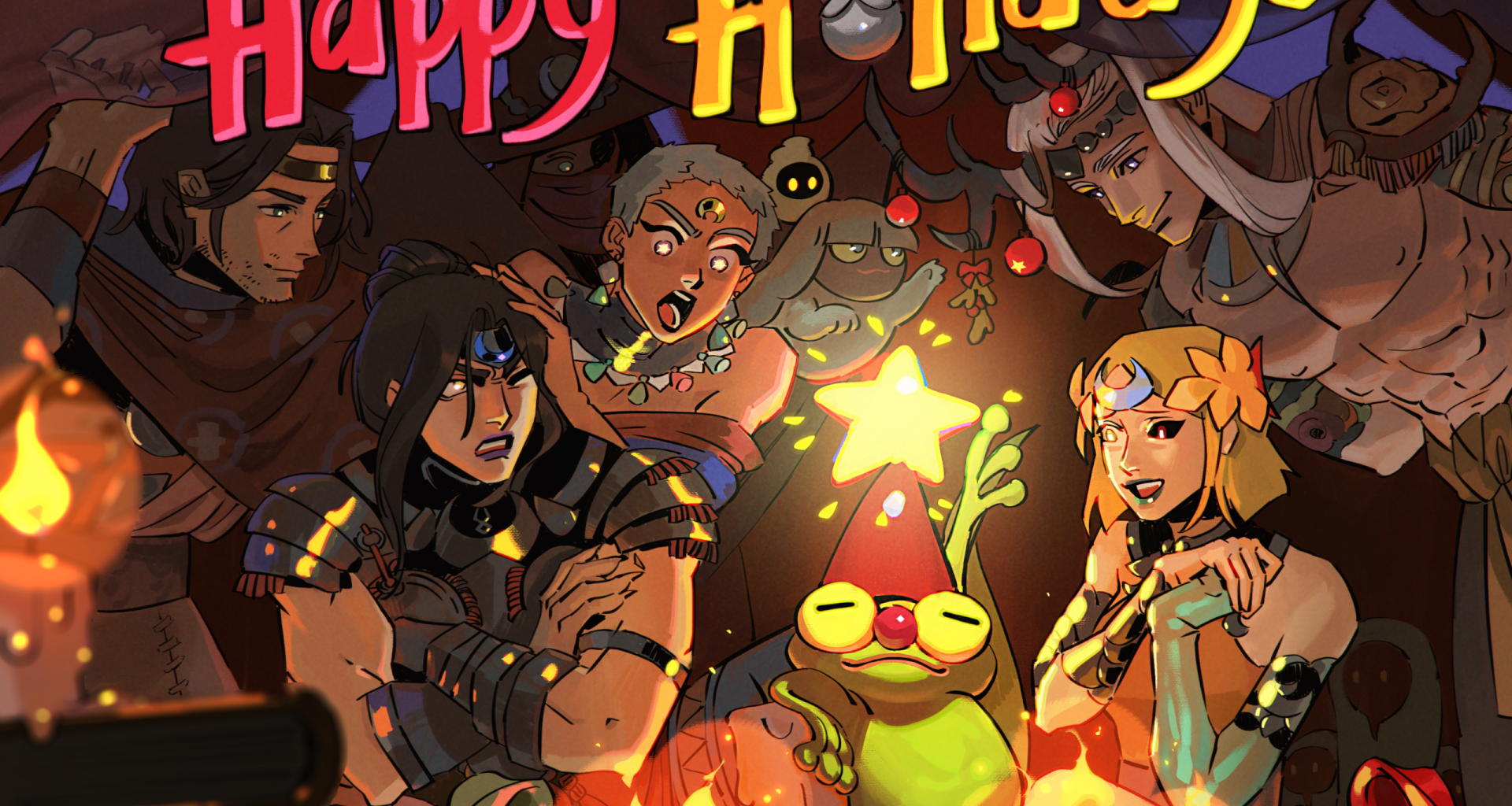 Hades II antaa meidän aloittaa joulun noita-aiheisella 12-tuntisella joulupuuhavideolla