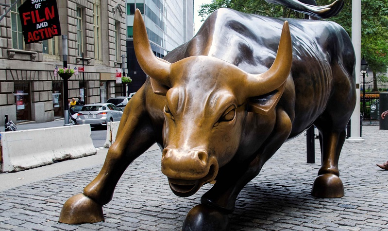 härkä härkämarkkina bull market Wall Street osakemarkkinat