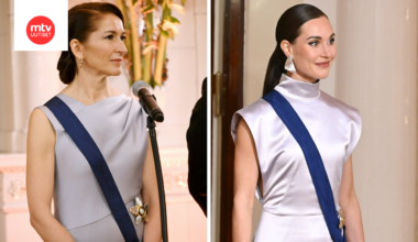 Sanna Marinin ja Suzanne Innes-Stubbin asujen yhteneväisyys kiinnitti katsojien huomion.