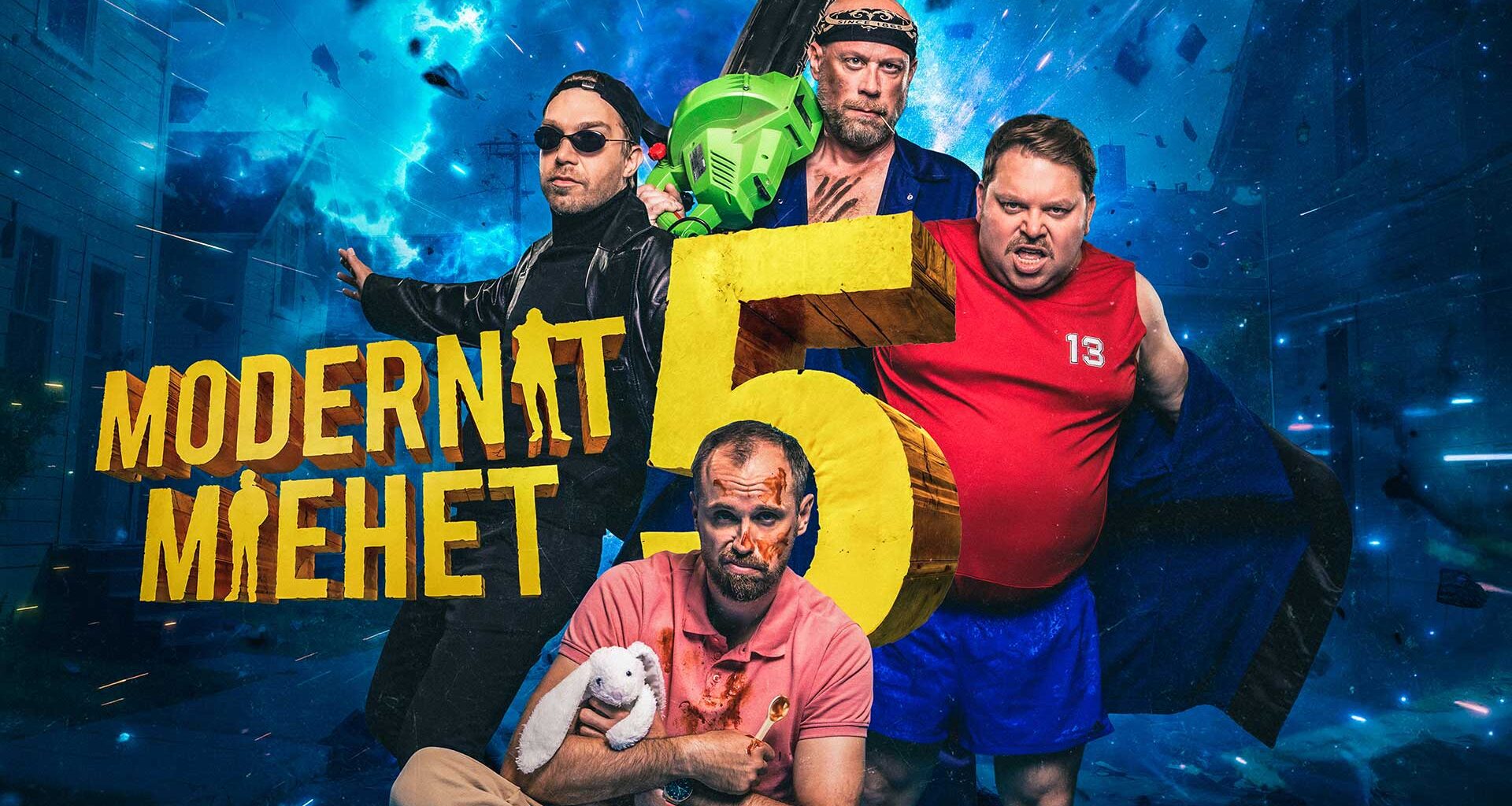 Ylen hittikomedia Modernit miehet jatkuu Areenassa tammikuussa