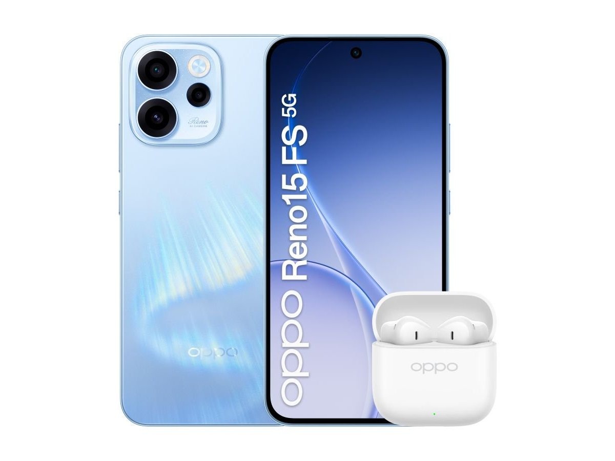 Oppo Reno15 FS 5G verkkokaupasta paljastuneessa kuvassa.