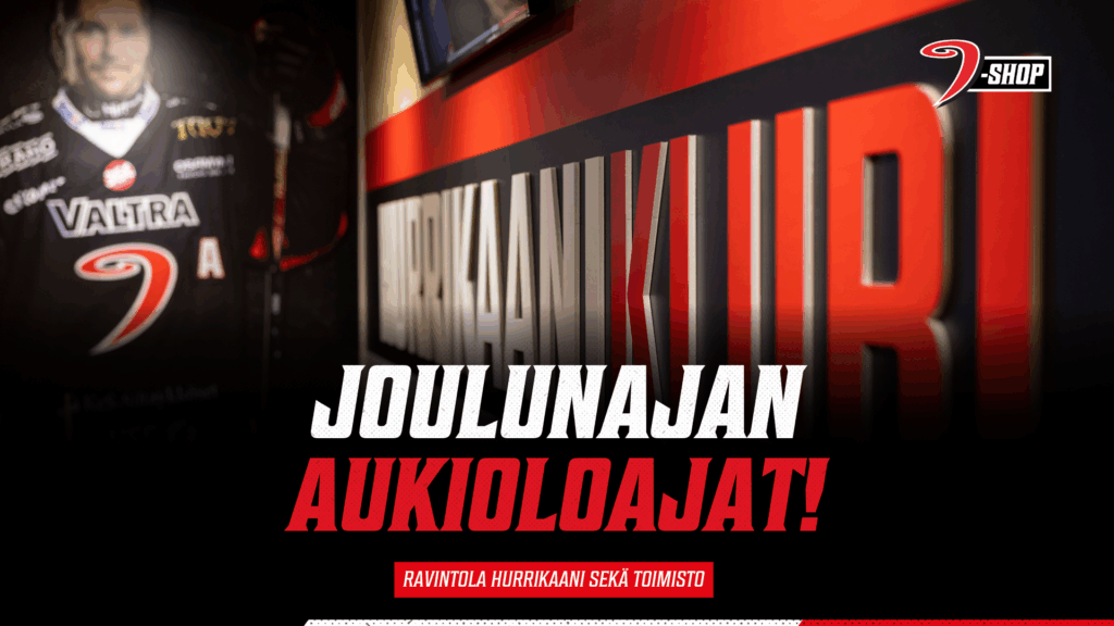 Joulunajan aukioloajat!