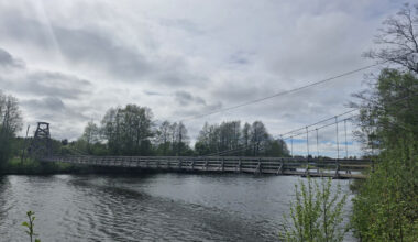 Pernoon riippusilta suljetaan talvikaudeksi | Kotkan kaupunki