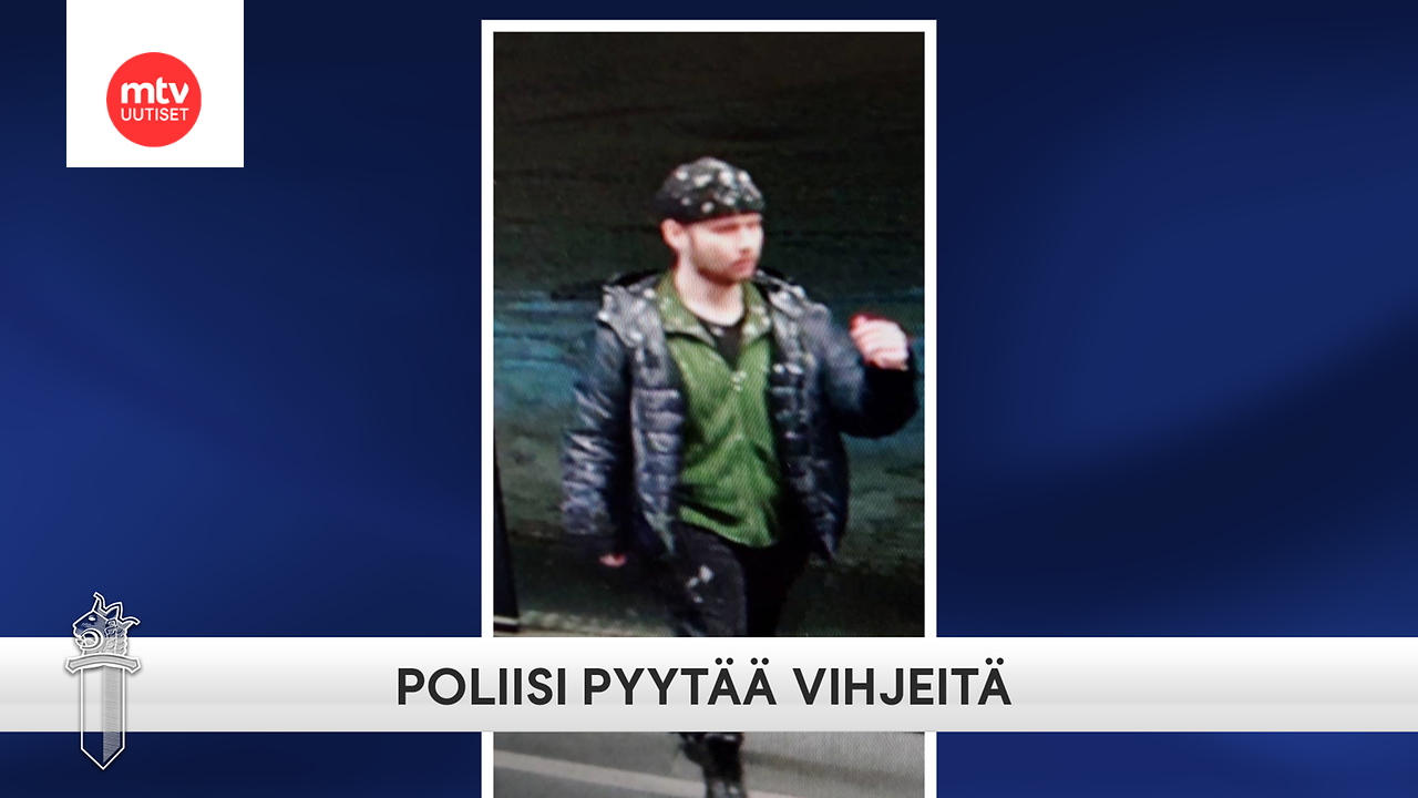 Oulun poliisi pyytää havaintoja tästä noin 30-vuotiaasta miehestä, joka liikkuu mahdollisesti Oulun keskustassa.