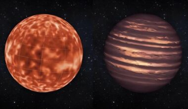 Pölymyrskyt jylläävät ruskean kääpiötähden kaasukehässä