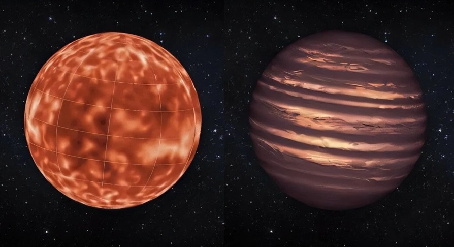 Pölymyrskyt jylläävät ruskean kääpiötähden kaasukehässä