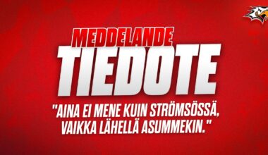 aina ei mene kuin strömsössä, vaikka lähellä asummekin - Lue tiedote