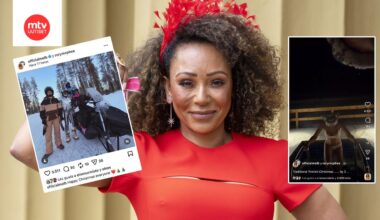 Melanie Brown, joka tunnettiin Spice Girls -aikoina Scary Spicena viettää joulua perheensä kanssa Suomessa.