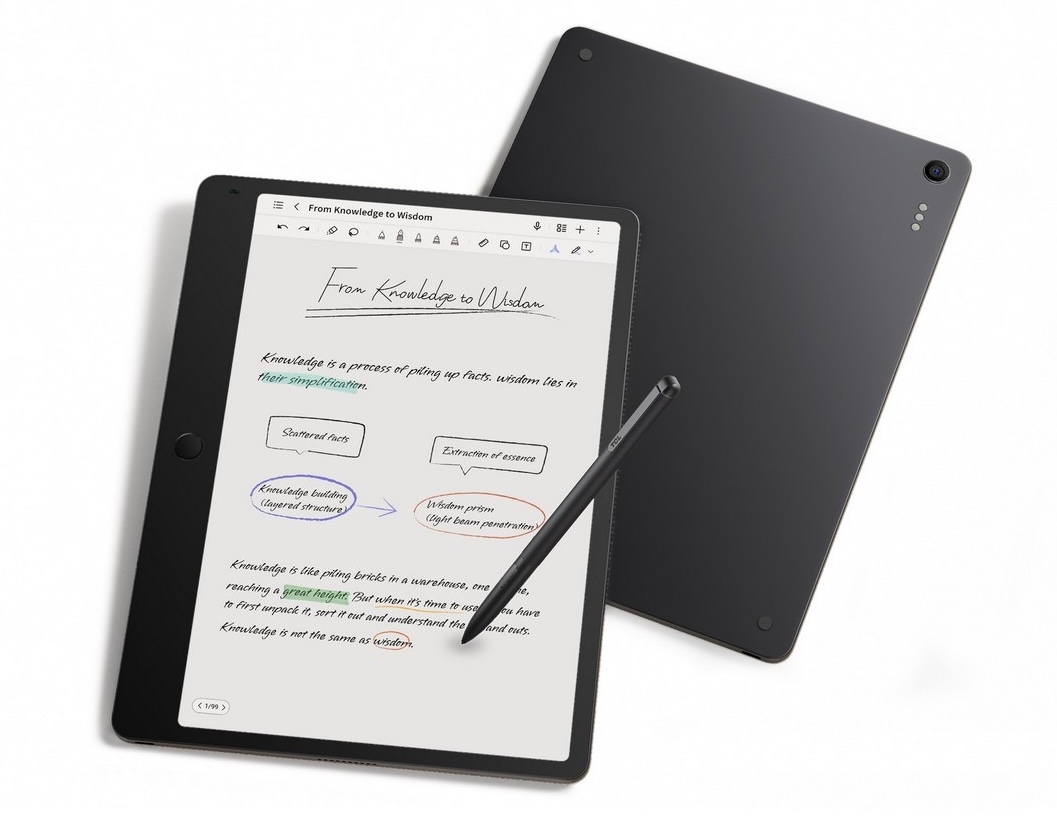 TCL julkisti paperimaisella 11,5 tuuman näytöllä varustetun Note A1 NxtPaper -laitteen muistiinpanokäyttöön