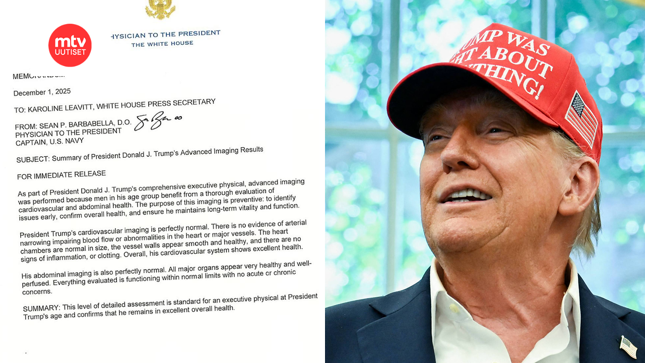 79-vuotiaan Trumpin terveydestä on puhuttu julkisuudessa usein.