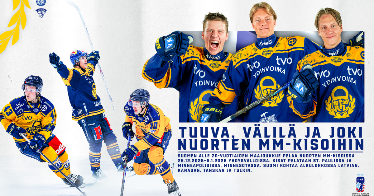 Tuuva, Välilä ja Joki Nuorten MM-kisoihin