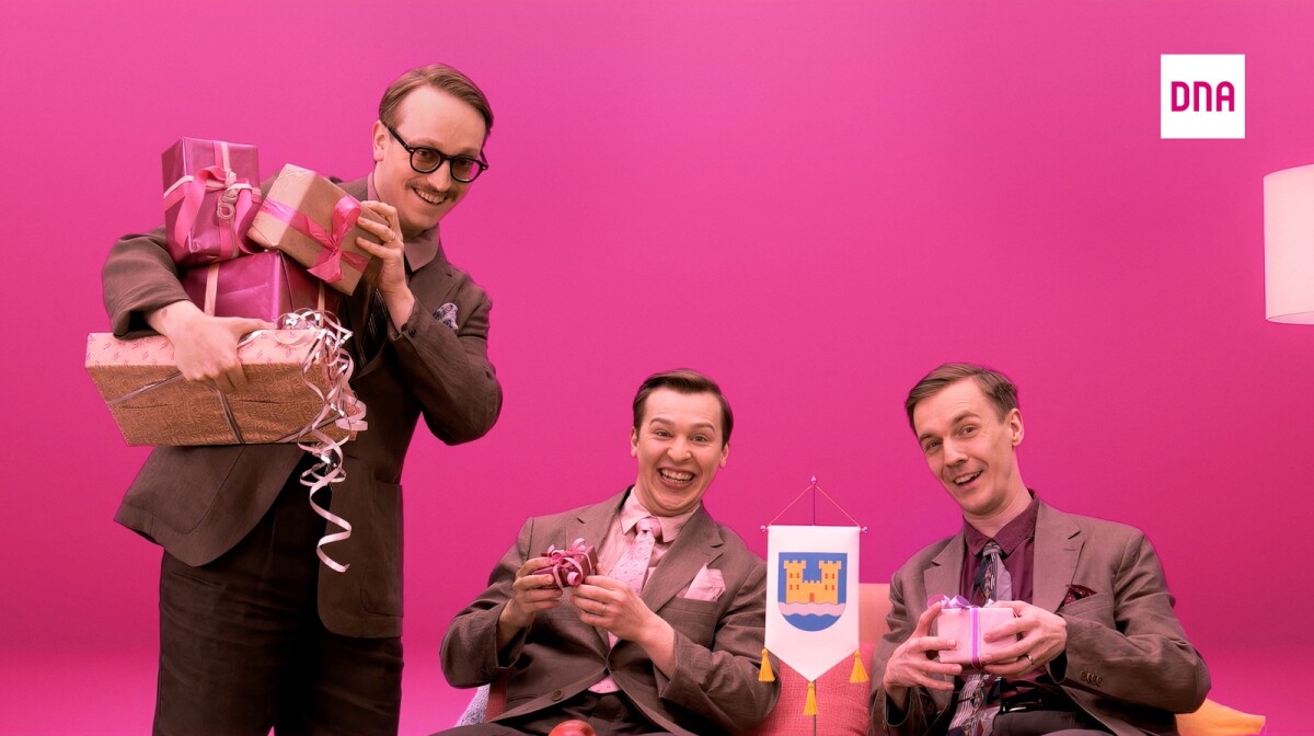 Miksi Kajaanin pöytäviiri päätyi DNA:n mainokseen? Olen käynyt Kajaanissa muistaakseni vain kahdesti, tunnustaa idean isä