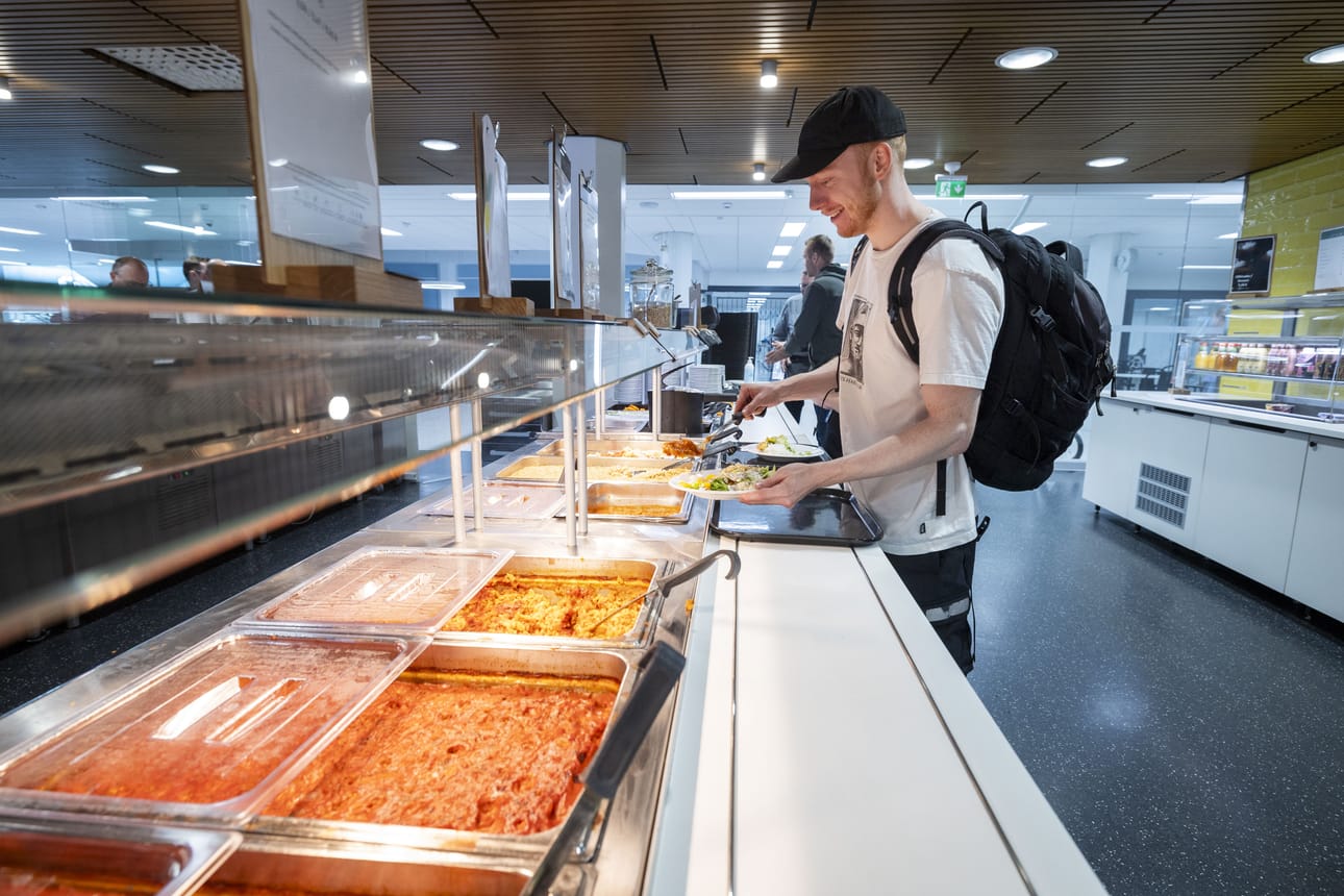 Sodexon ravintola Hilla sijaitsee Linnanmaan kampuksella entisen Julinia-ravintolan paikalla.