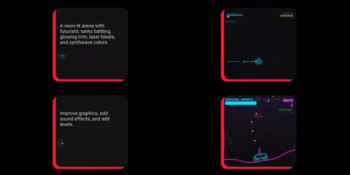 Playables Builderin avulla voi tekoälyllä luoda yksinkertaisia minipelejä.