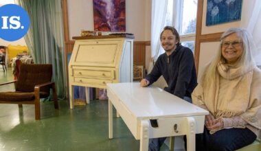 Katso kuvat | Taiteellisen äidin ja pojan unelmapaikka löytyi Kerimäeltä – Sara Sofia ja Otto-Mikael Tompuri ostivat Alakuonan vanhan koulun | Paikalliset